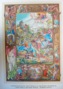 St Paul on the road to Damascus. Print owned by the author. Photograph taken by the author.